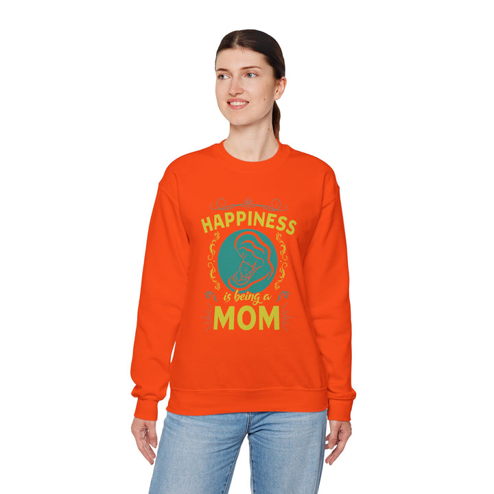 Mom's Sweatshirt  - Happiness is Being a Mom Design