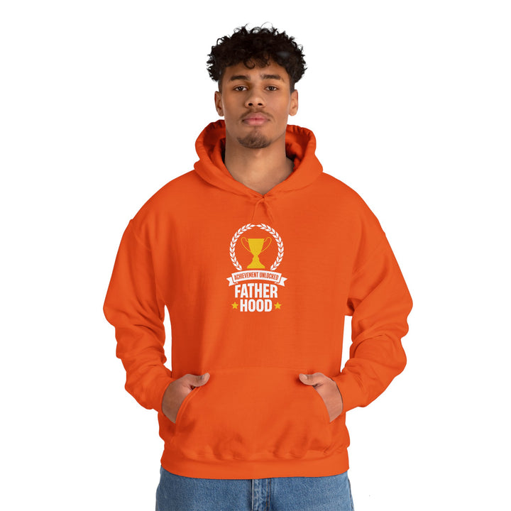 Dad’s Hooded Sweatshirt – Achievement Unlocked Fatherhood Design