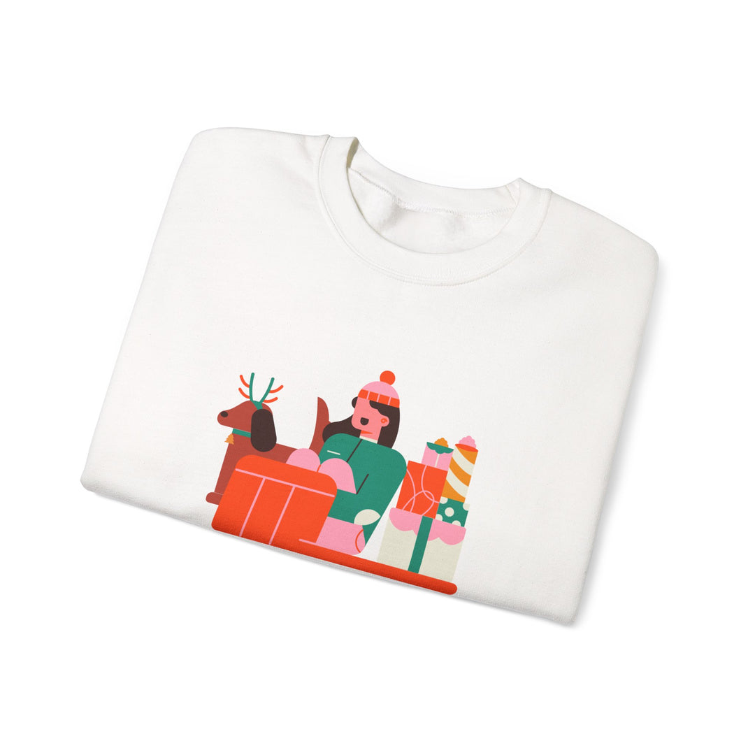 Christmas Crewneck Sweatshirt - "Merry Christmas and a Joyful New Year 2025" Holiday Sweatshirt