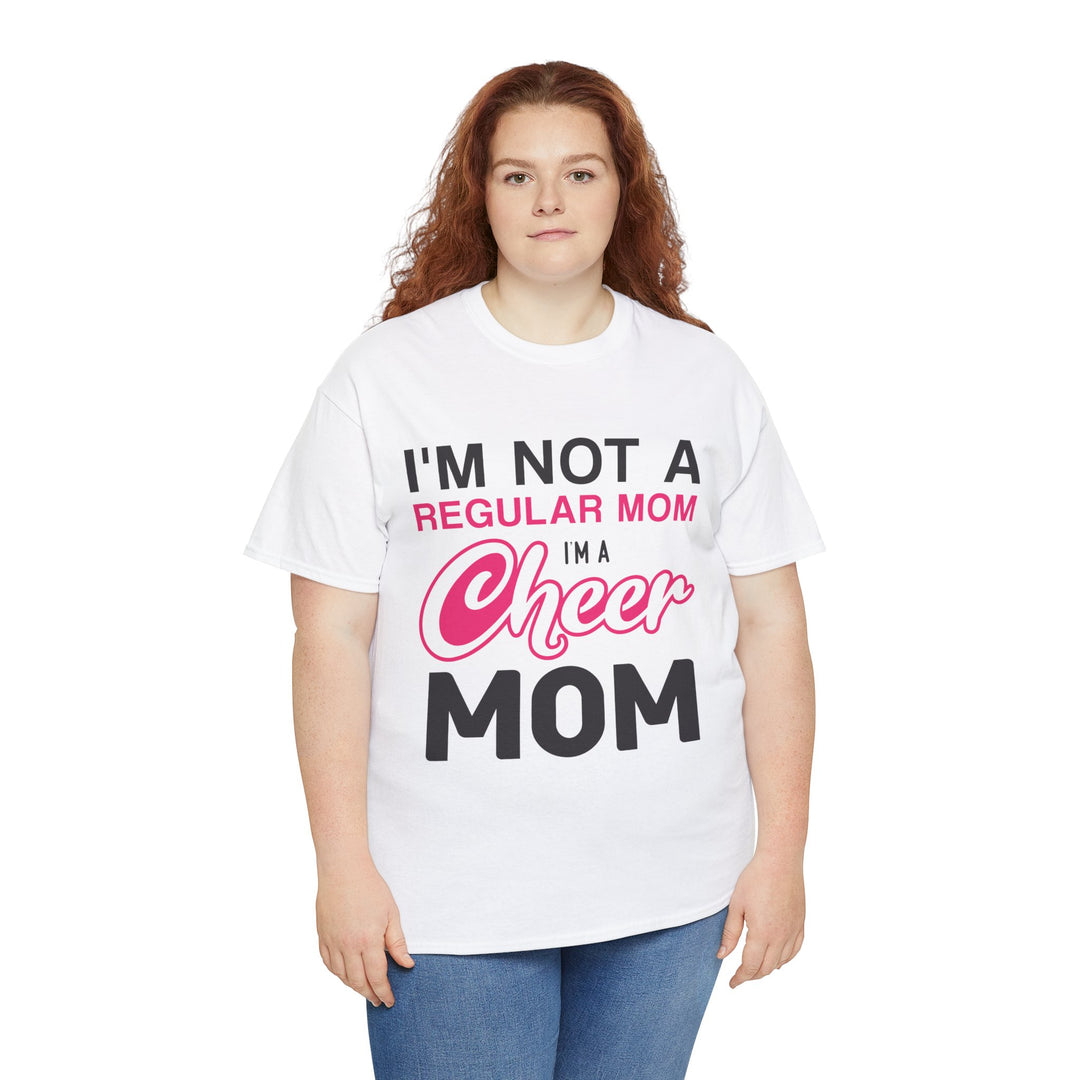 Mom T-Shirt - I'm Not A Regular Mom - Cheer Mom Design for Cheerleading Events