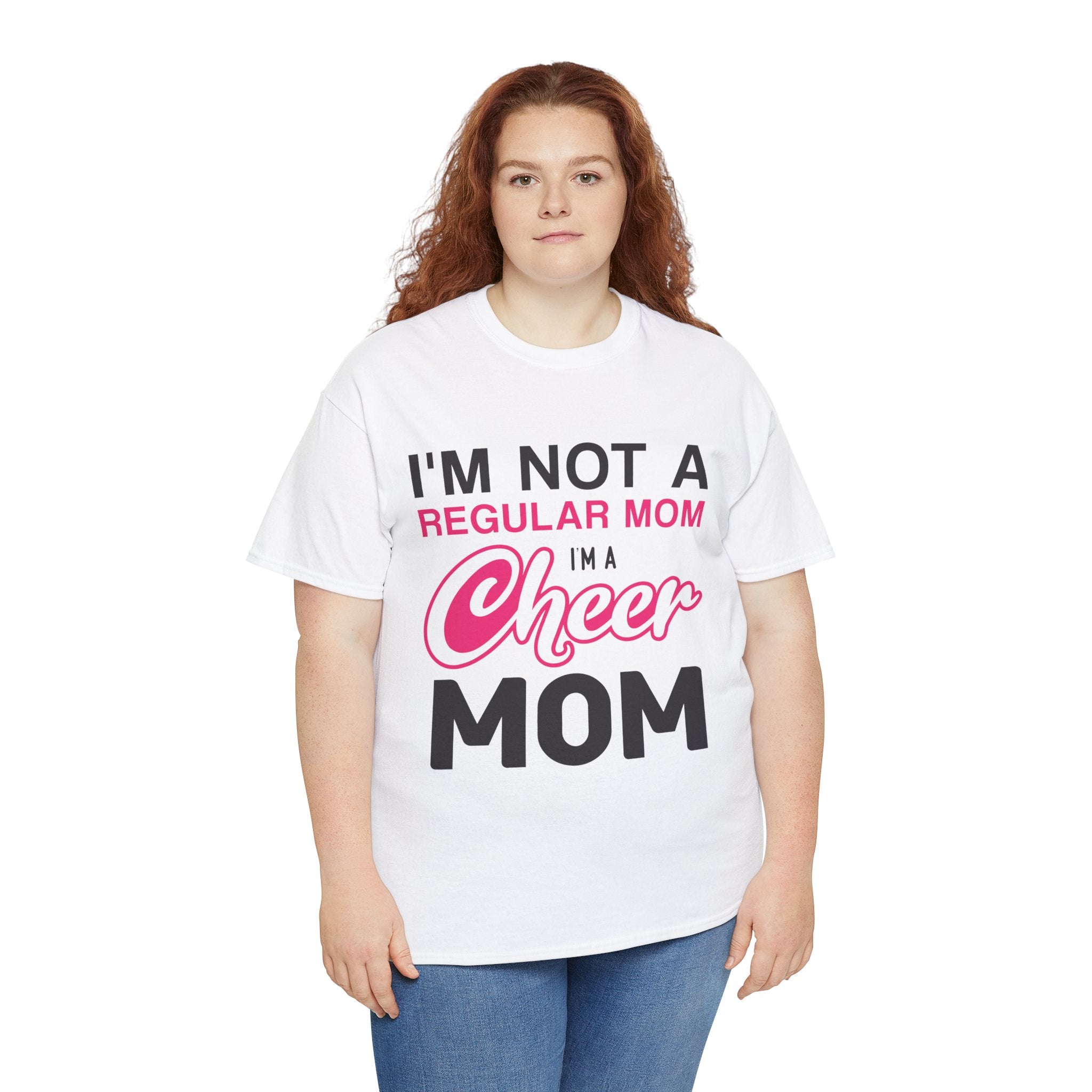 Mom T-Shirt - I'm Not A Regular Mom, I'm A Cheer Mom Design