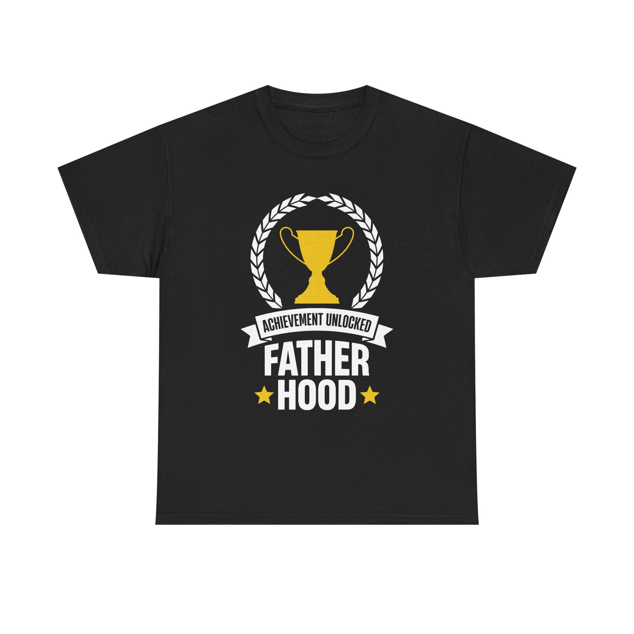 Dad's T-Shirt - Achievement Unlocked Fatherhood Design