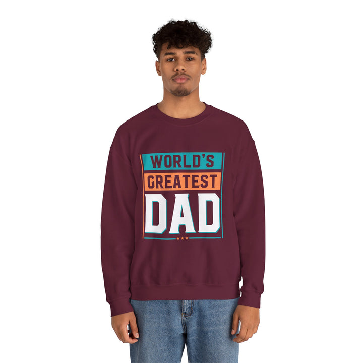 Dad’s Sweatshirt – World's Greatest Dad Design