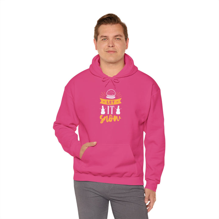 Unisex Heavy Blend™ Hooded Sweatshirt - 'Let It Snow' Cozy Sweatshirt