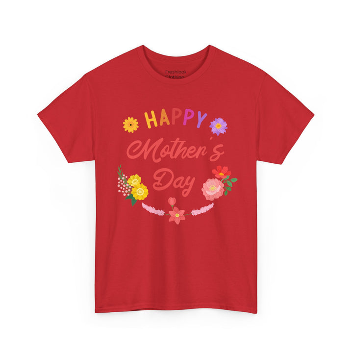 Mom T-Shirt - Happy Mother's Day Floral Design