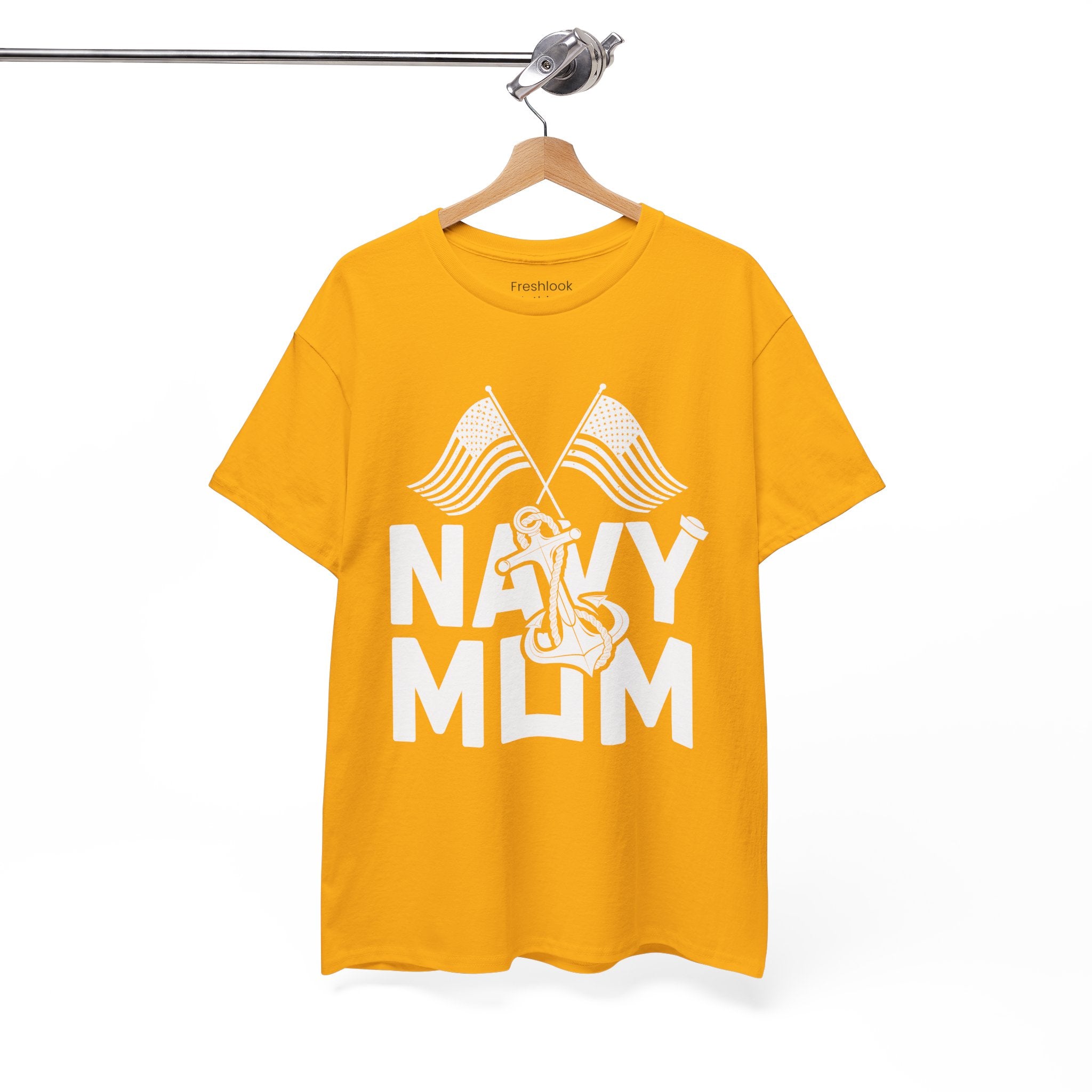 Mom T-Shirt – Navy Mom Design