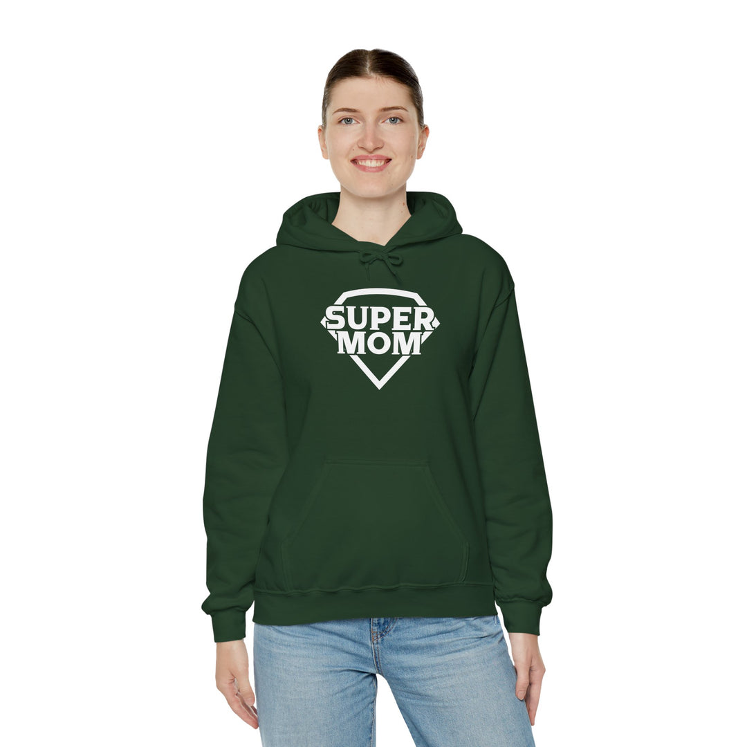 Mom's Unisex Hooded Sweatshirt  - Super Mom Design