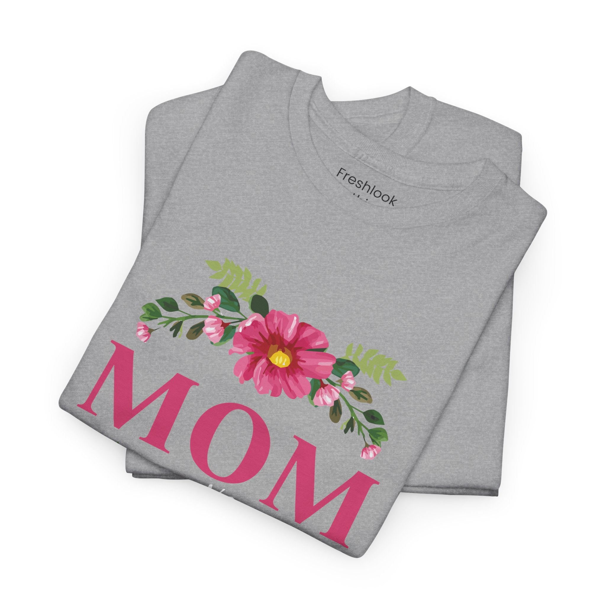 Mom T-Shirt – Mom You Are the Queen – Floral Design