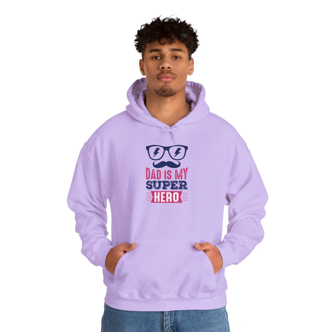 Dad’s Hooded Sweatshirt – Dad is My Superhero Design