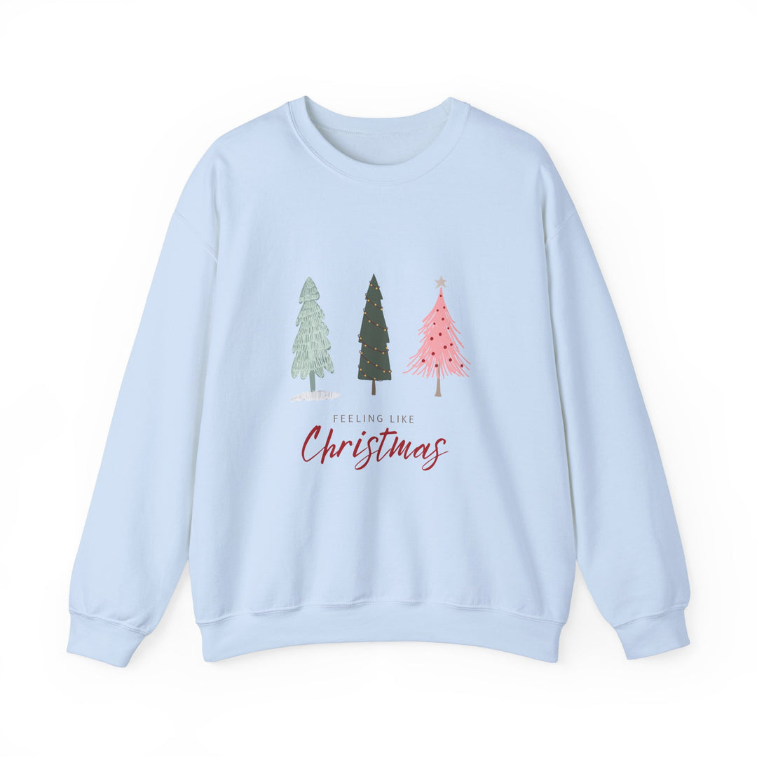 Feeling Like Christmas Crewneck Sweatshirt - Unisex Holiday Sweatshirt