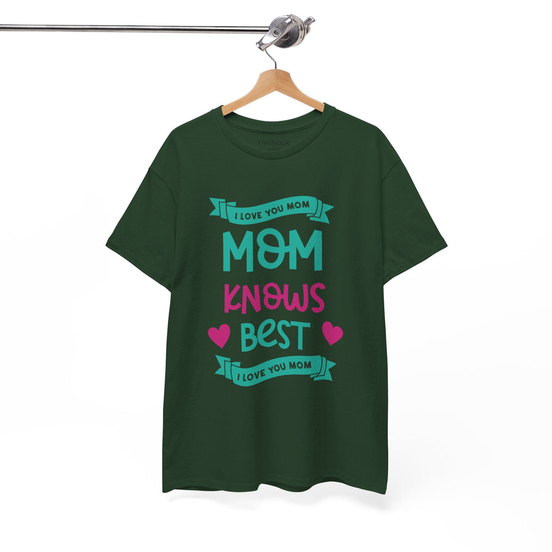 Mom’s T-shirt – Mom Knows Best - Perfect Gift for Mother's Day Design