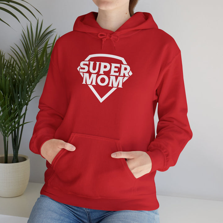 Mom's Unisex Hooded Sweatshirt  - Super Mom Design