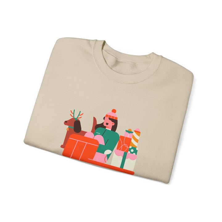 Christmas Crewneck Sweatshirt - "Merry Christmas and a Joyful New Year 2025" Holiday Sweatshirt