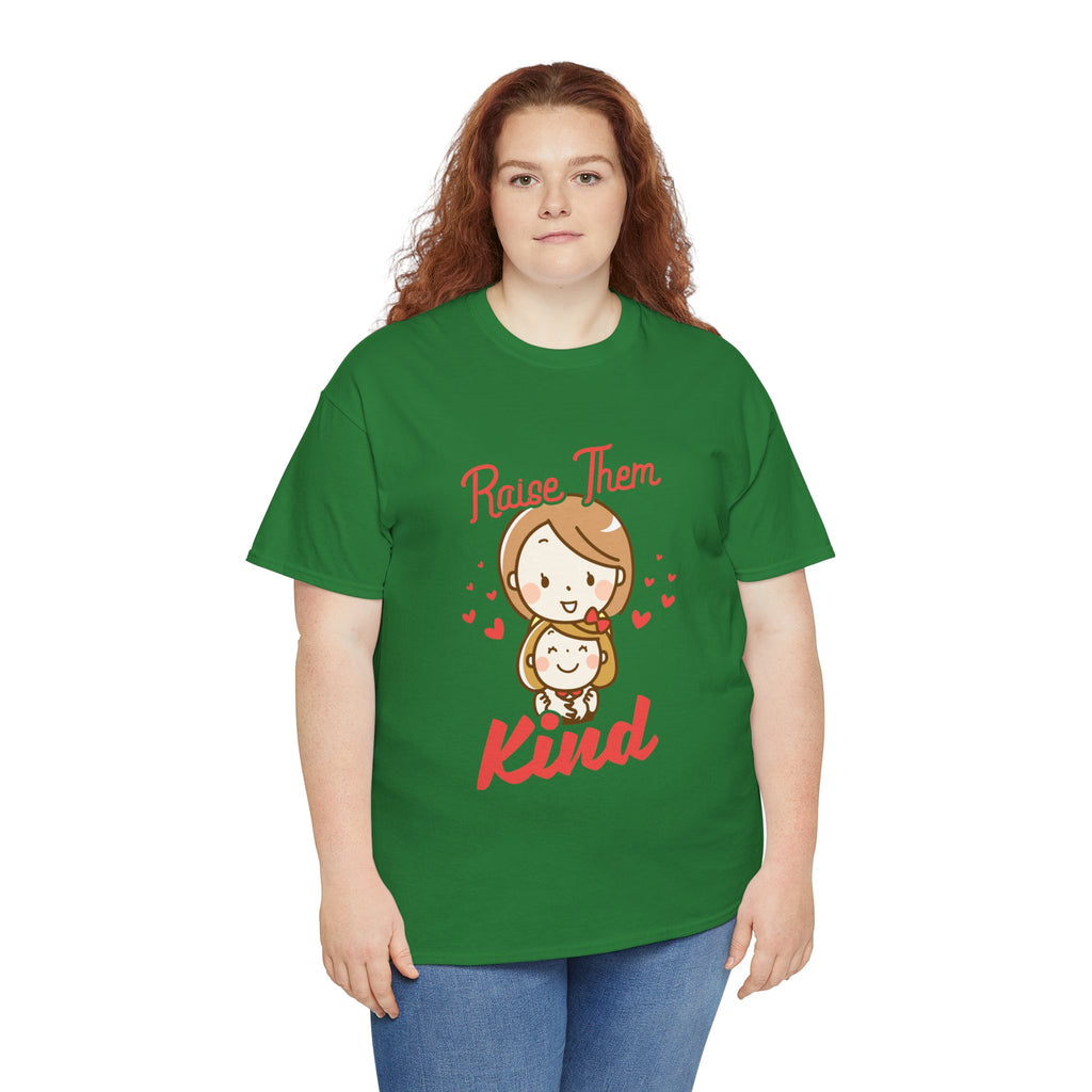 Mom T-Shirt – Raise Them Kind – Sweet Family Love Design