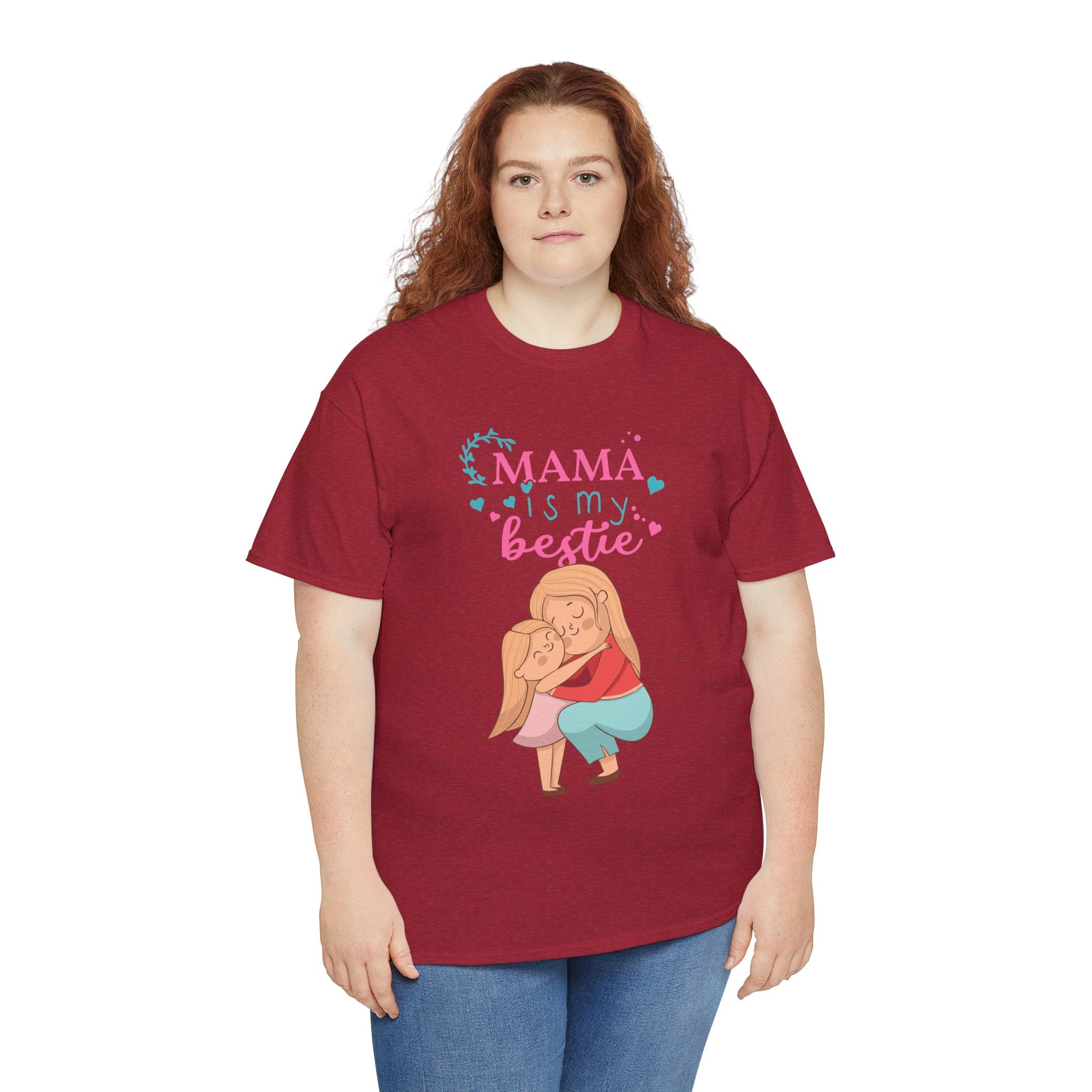 Mom T-Shirt - Mama Is My Bestie Design