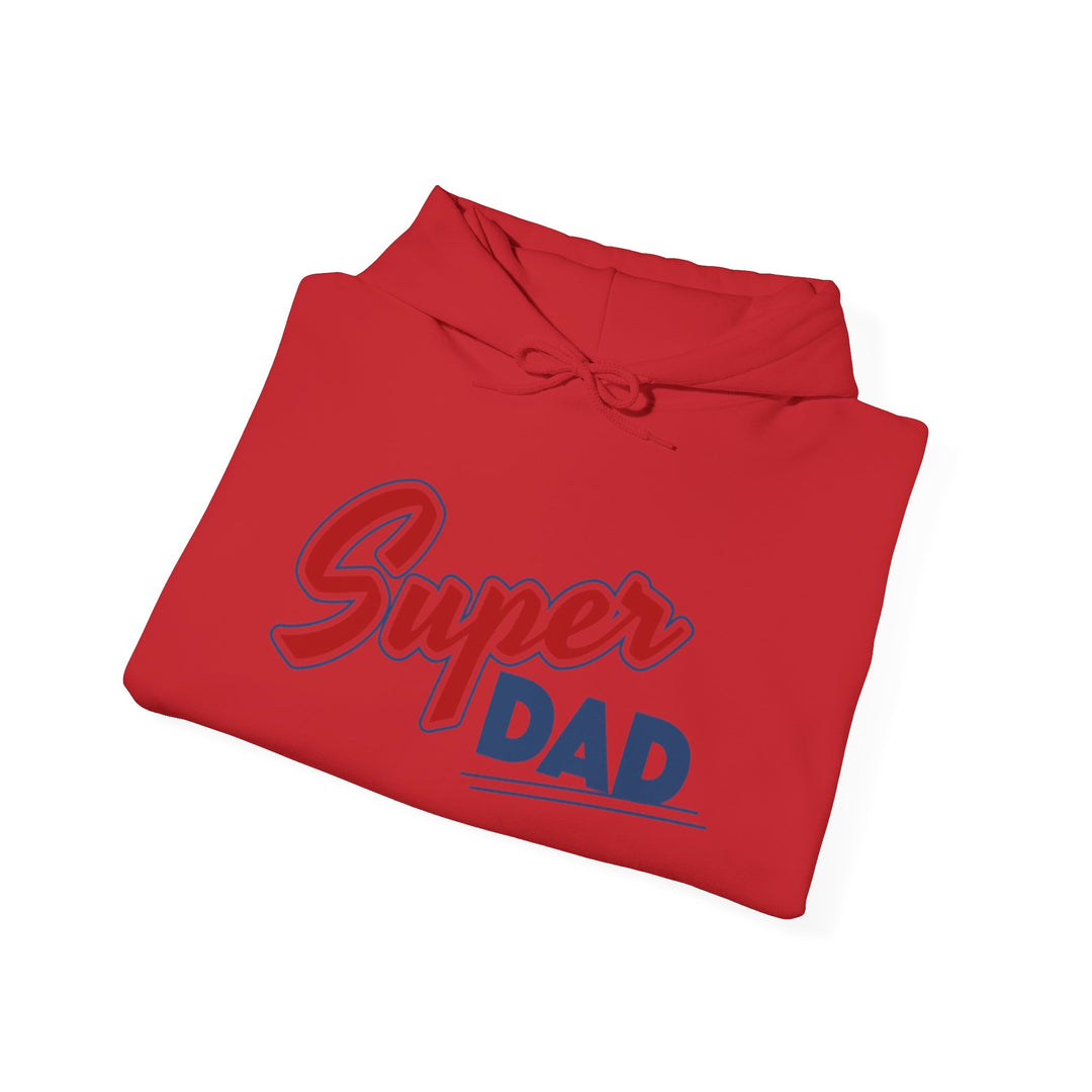 Dad’s Hooded Sweatshirt – Super Dad Unisex Hooded Design