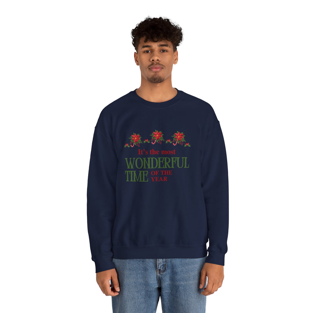 Sweatshirt — "It's the Most Wonderful Time of the Year" Holiday Crewneck