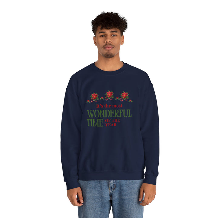 Sweatshirt — "It's the Most Wonderful Time of the Year" Holiday Crewneck