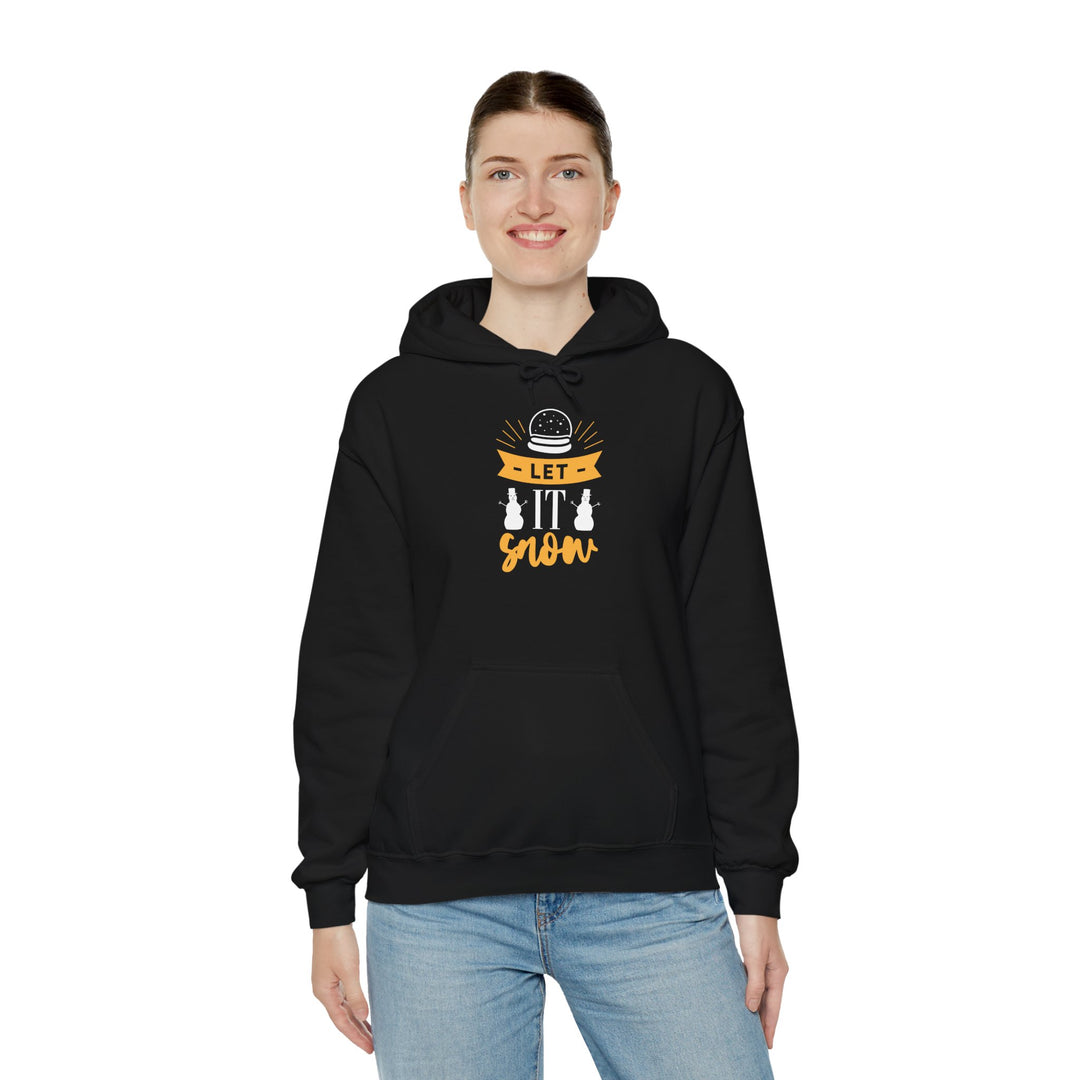 Unisex Heavy Blend™ Hooded Sweatshirt - 'Let It Snow' Cozy Sweatshirt