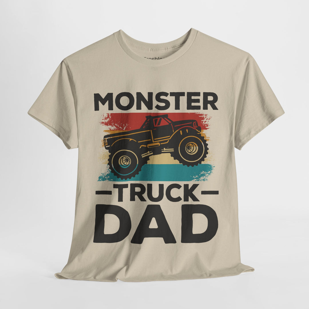 Dad's T-Shirt - Monster Truck Dad Design