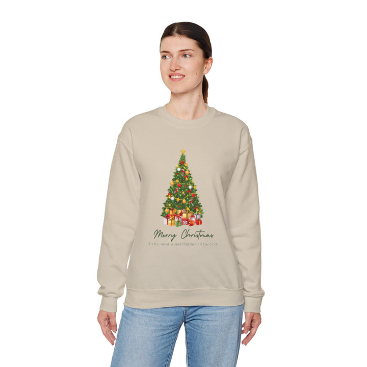 Christmas Tree Sweatshirt — Merry Christmas Holiday Crewneck
