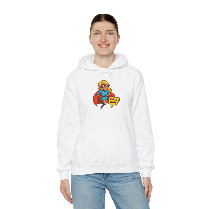 Mom's Unisex Hooded Sweatshirt - Super Mom Design