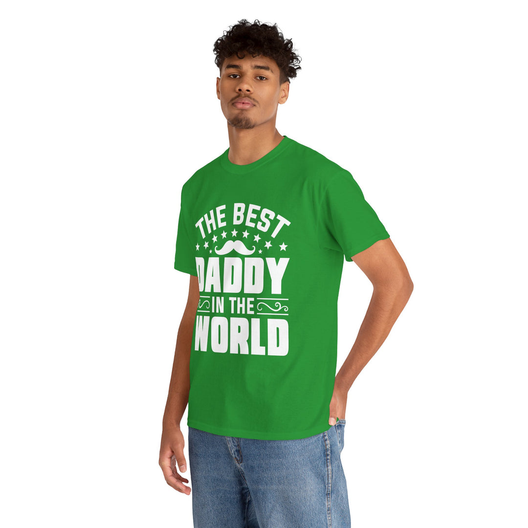 Dad's T-Shirt - The Best Daddy In The World Design