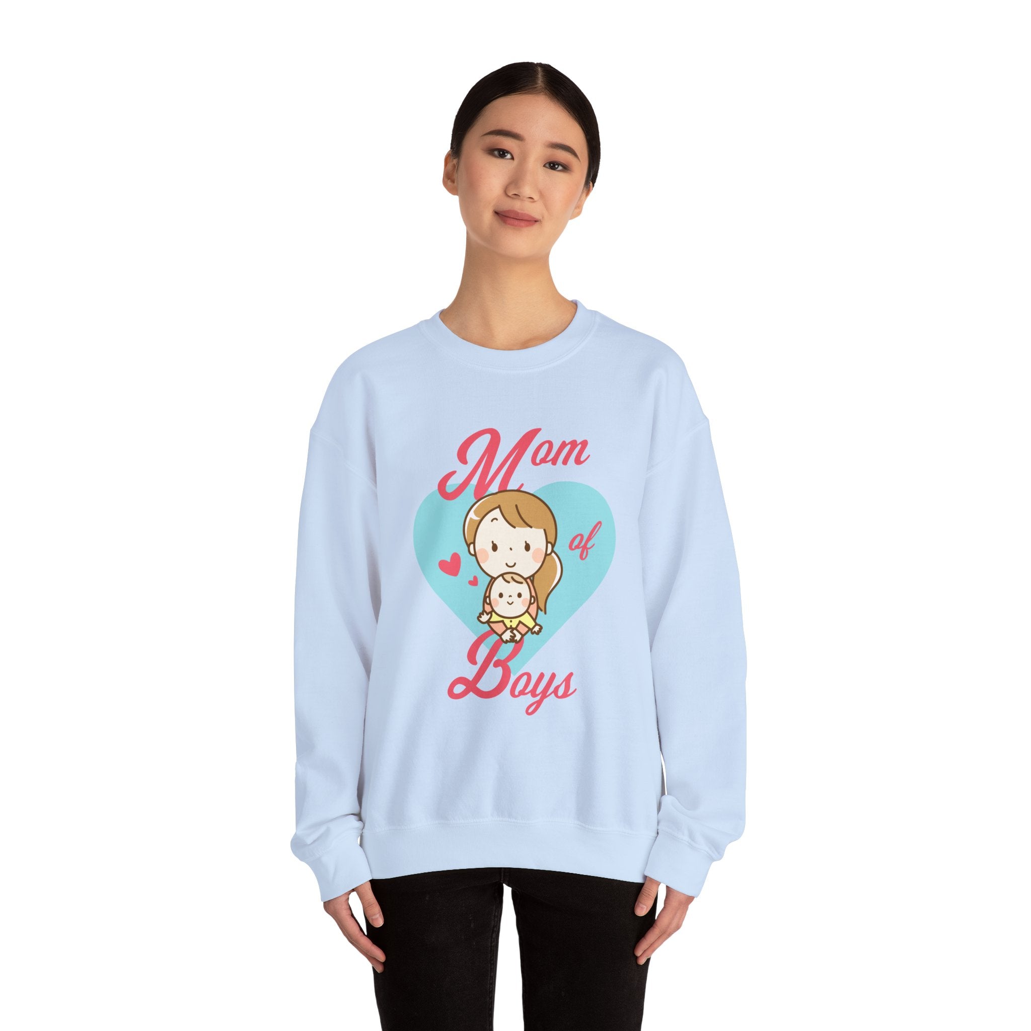 Mom Sweatshirt - Mom of Boys Design