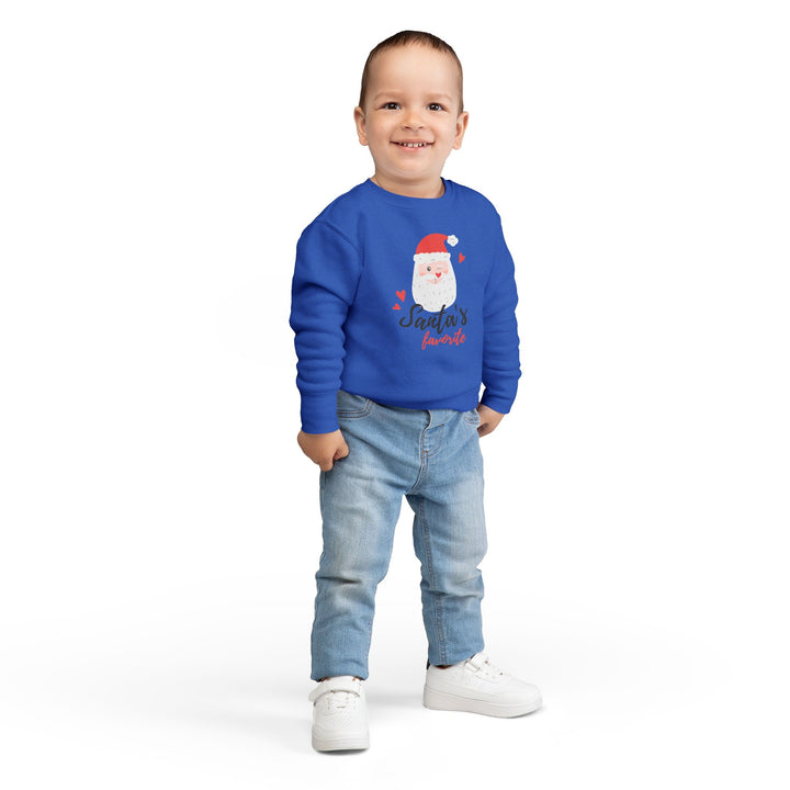 Toddler Sweatshirt — "Santa's Favorite" Cute Kids Christmas Pullover