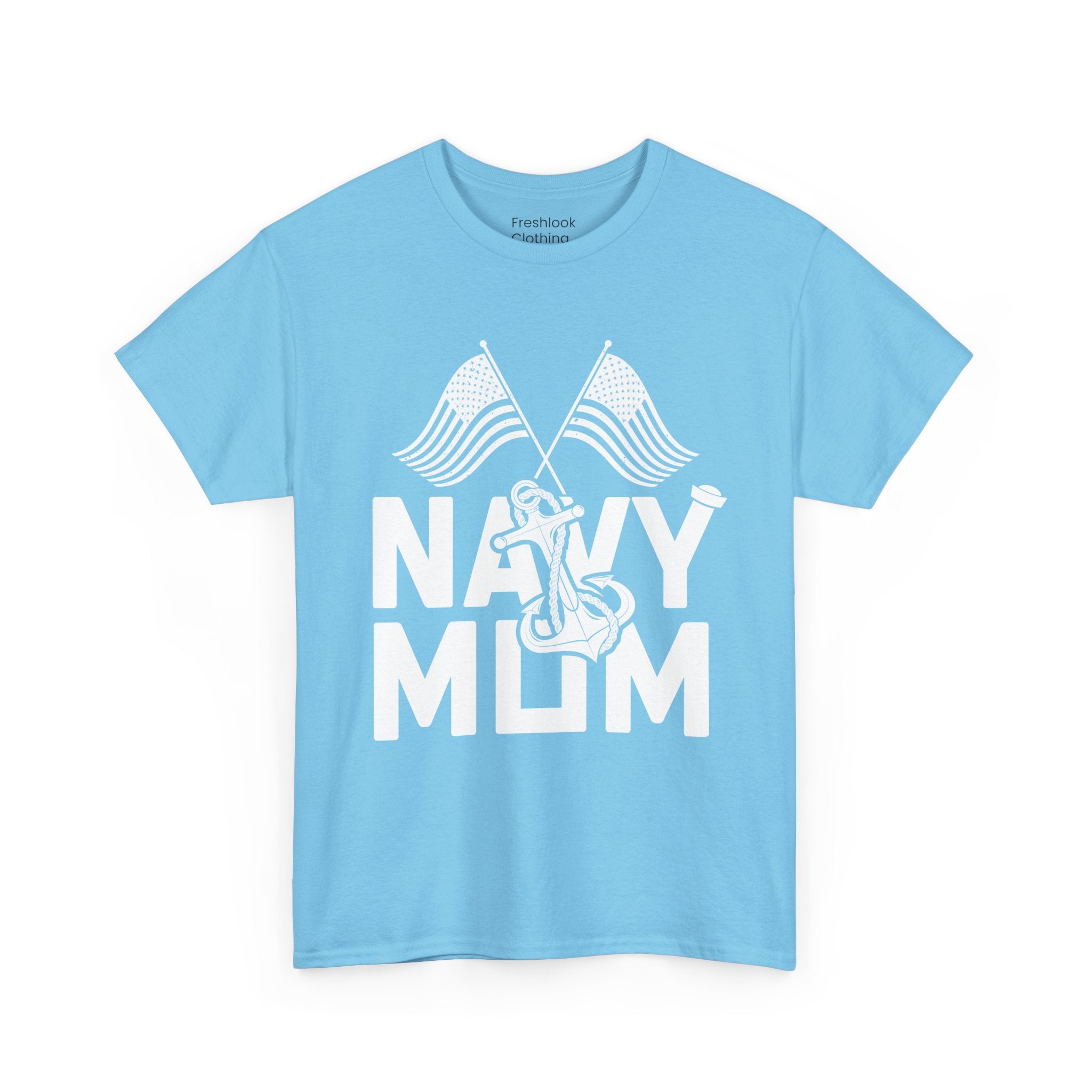 Mom T-Shirt – Navy Mom Design