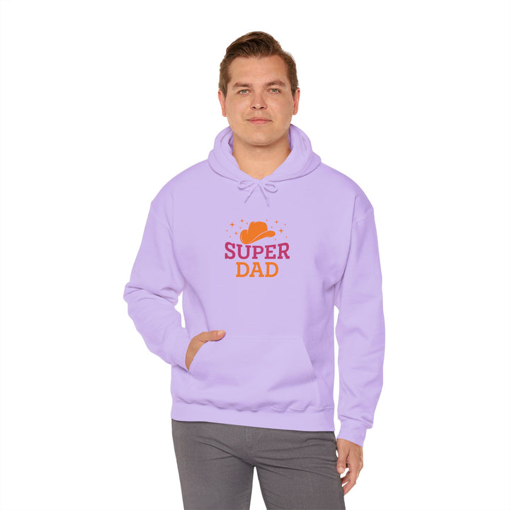 Dad’s Hooded Sweatshirt – Super Dad Design