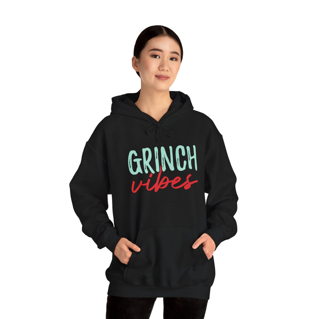 Grinch Vibes Unisex Hoodie - Cozy Holiday Sweatshirt for Christmas Spirit