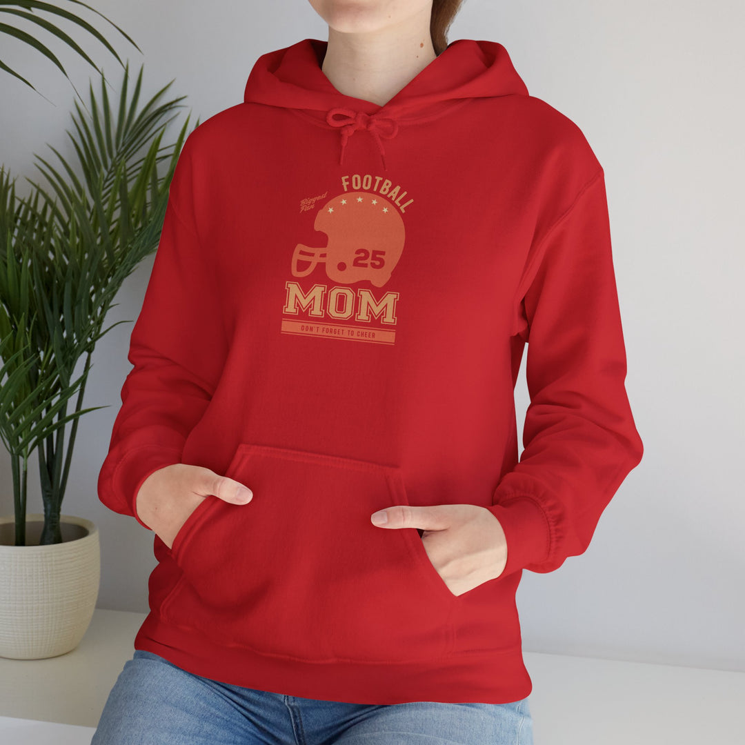 Mom's Hooded Sweatshirt – Football Mom - Perfect Gift for Sports Moms Design