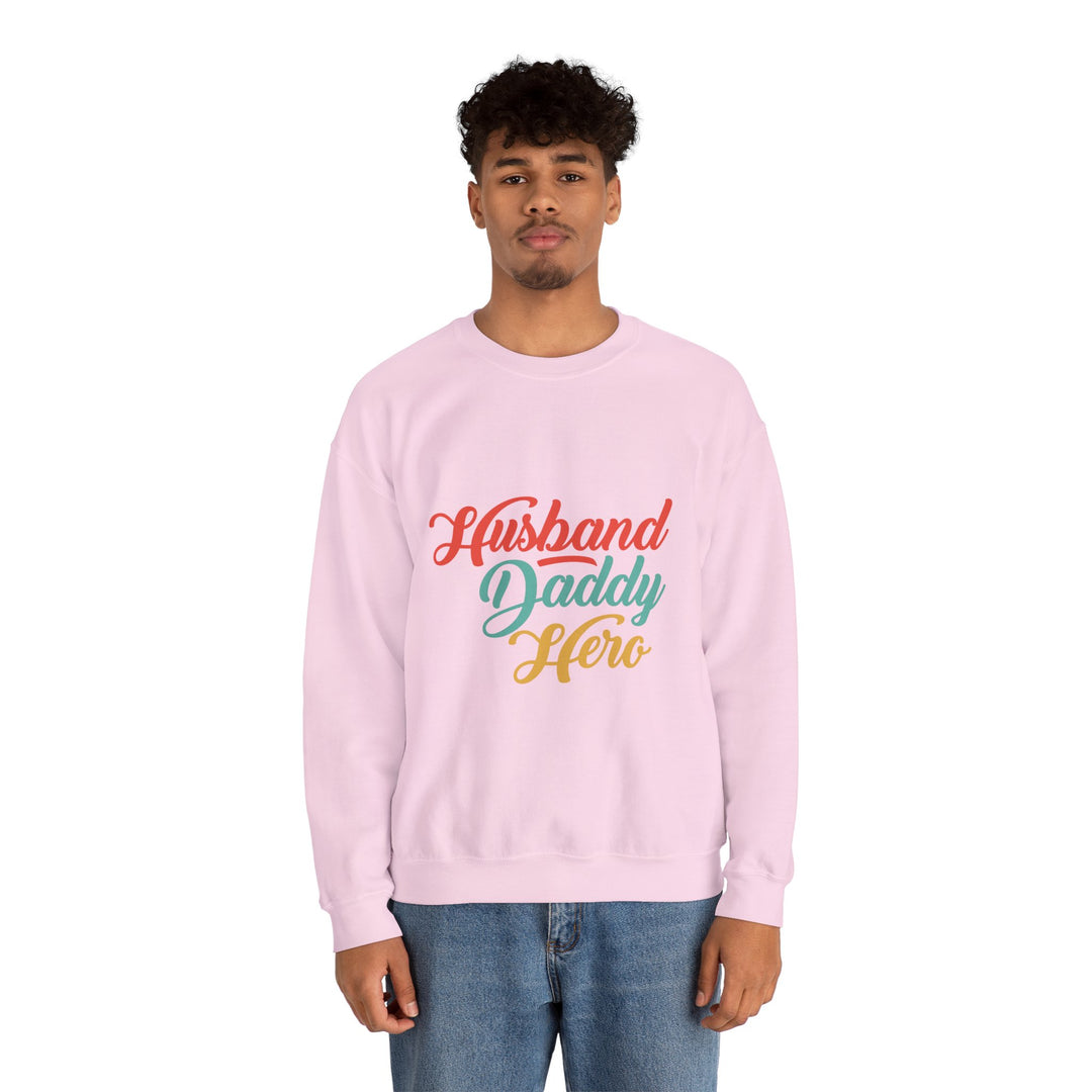 Dad’s Sweatshirt – Husband Daddy Hero Design