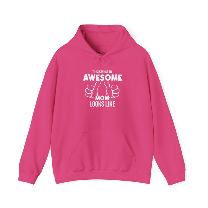 Mom's Unisex Hooded Sweatshirt  - Awesome Mom - Comfortable Awesome Mom Hoodie for Family Time