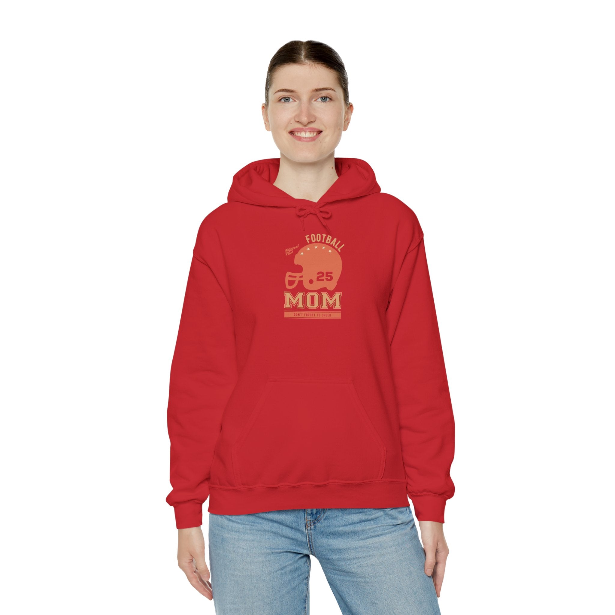 Mom's Hooded Sweatshirt – Football Mom - Perfect Gift for Sports Moms Design
