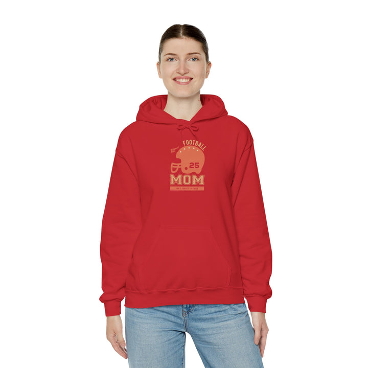 Mom's Hooded Sweatshirt – Football Mom - Perfect Gift for Sports Moms Design