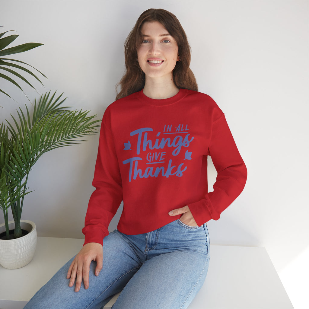 In All Things Give Thanks Design