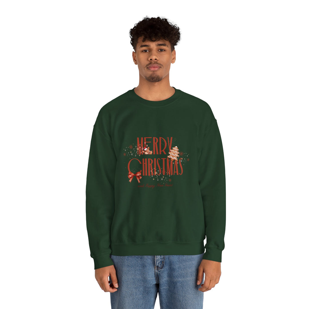 Merry Christmas Crewneck Sweatshirt – Vintage Holiday Graphic