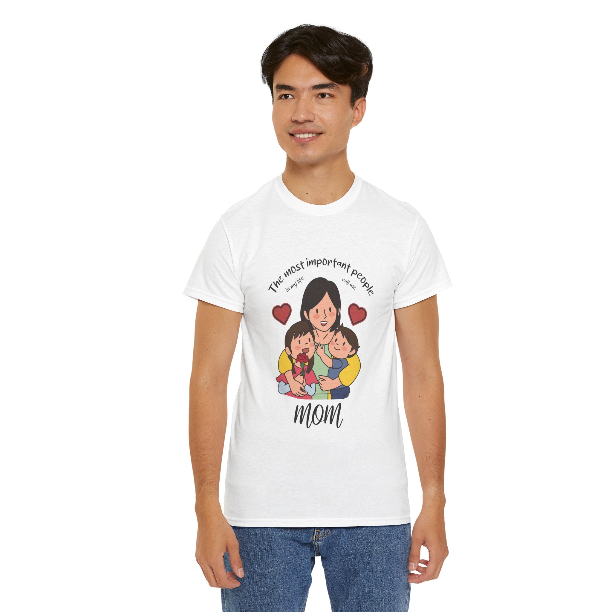 Mom T-Shirt - The Most Important People In My Life Call Me Mom Design