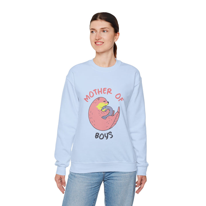 Mom's Sweatshirt - Mother of Boys Design