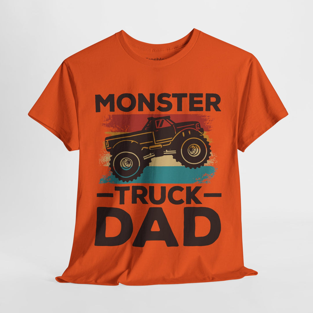 Dad's T-Shirt - Monster Truck Dad Design