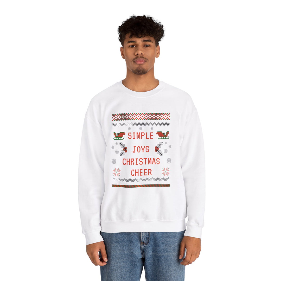 Unisex Heavy Blend Crewneck Sweatshirt, Christmas Joy Sweatshirt