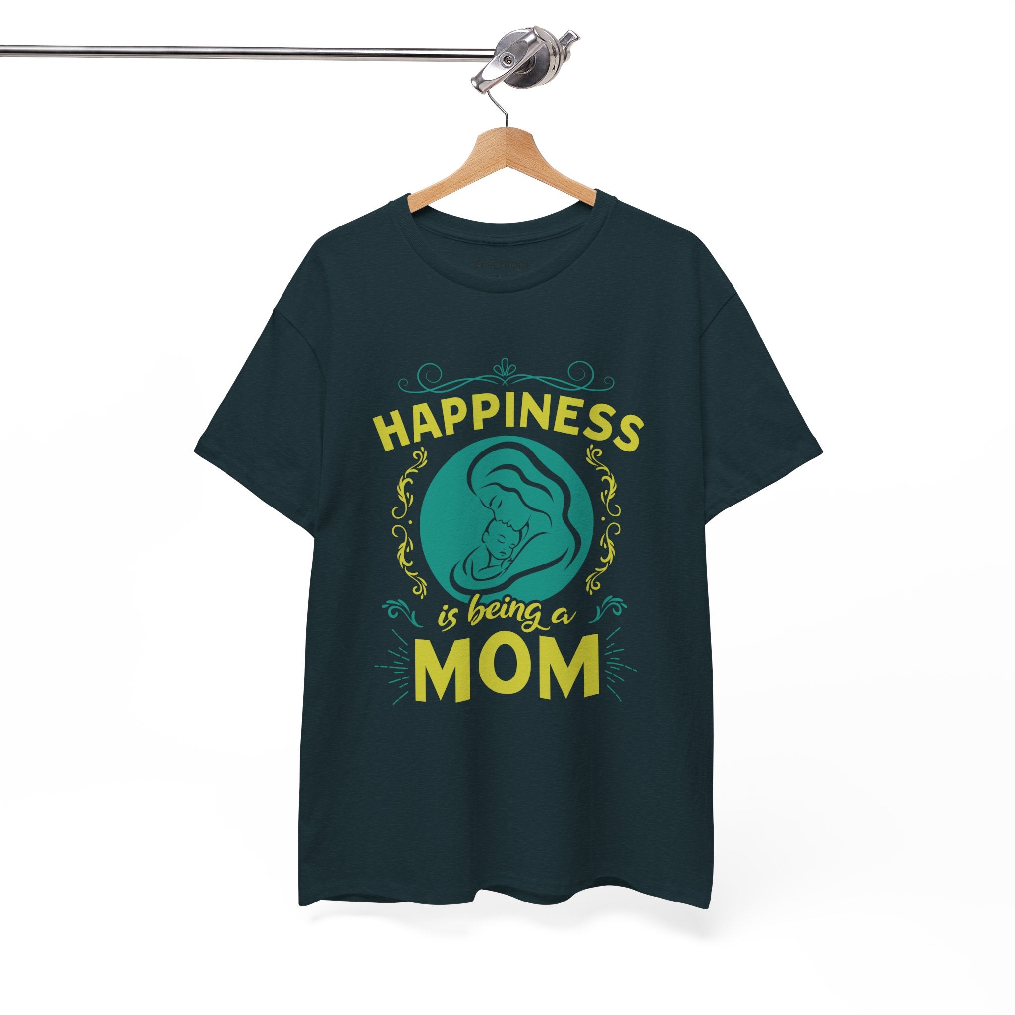 Mom T-Shirt - Happiness is Being a Mom Design