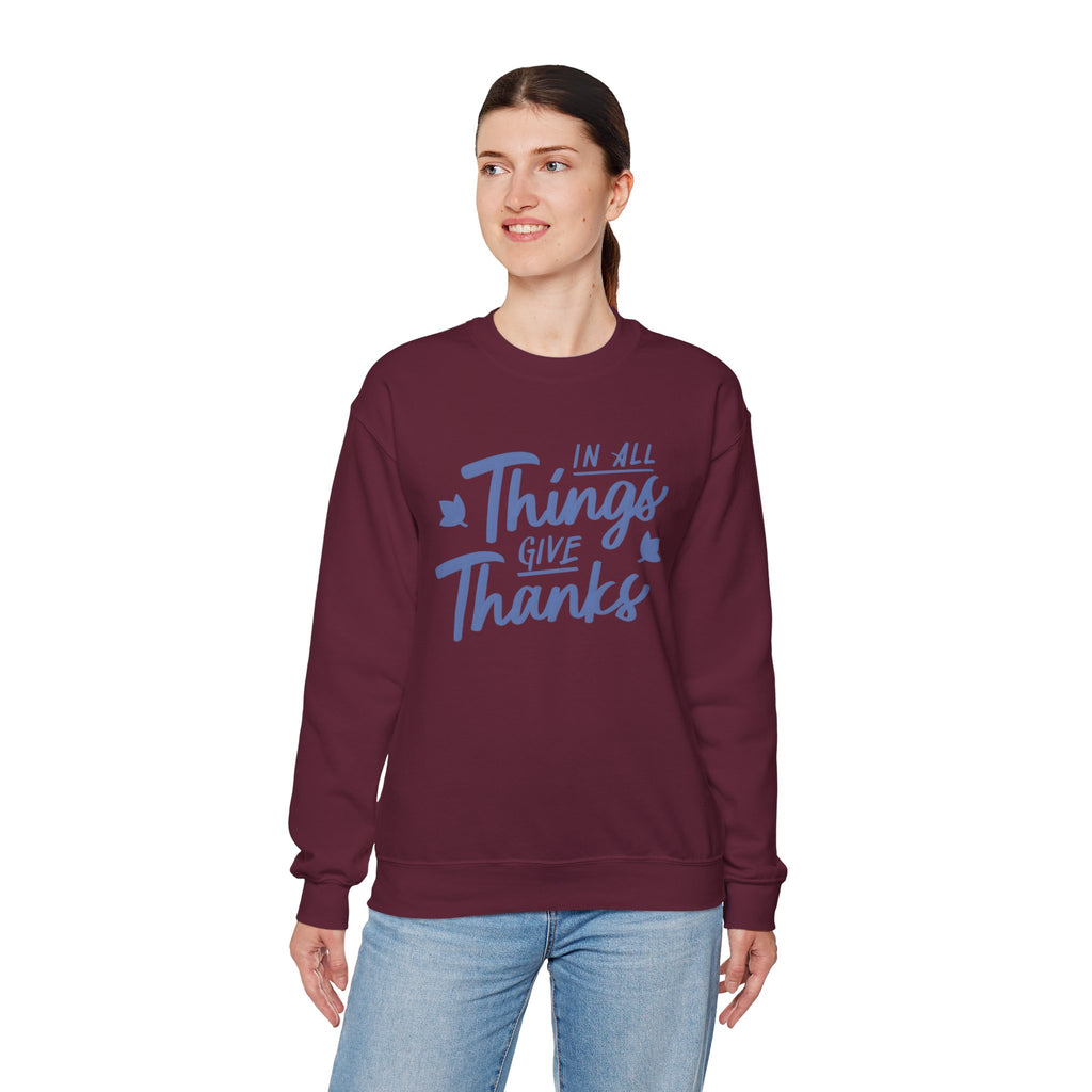 In All Things Give Thanks Design
