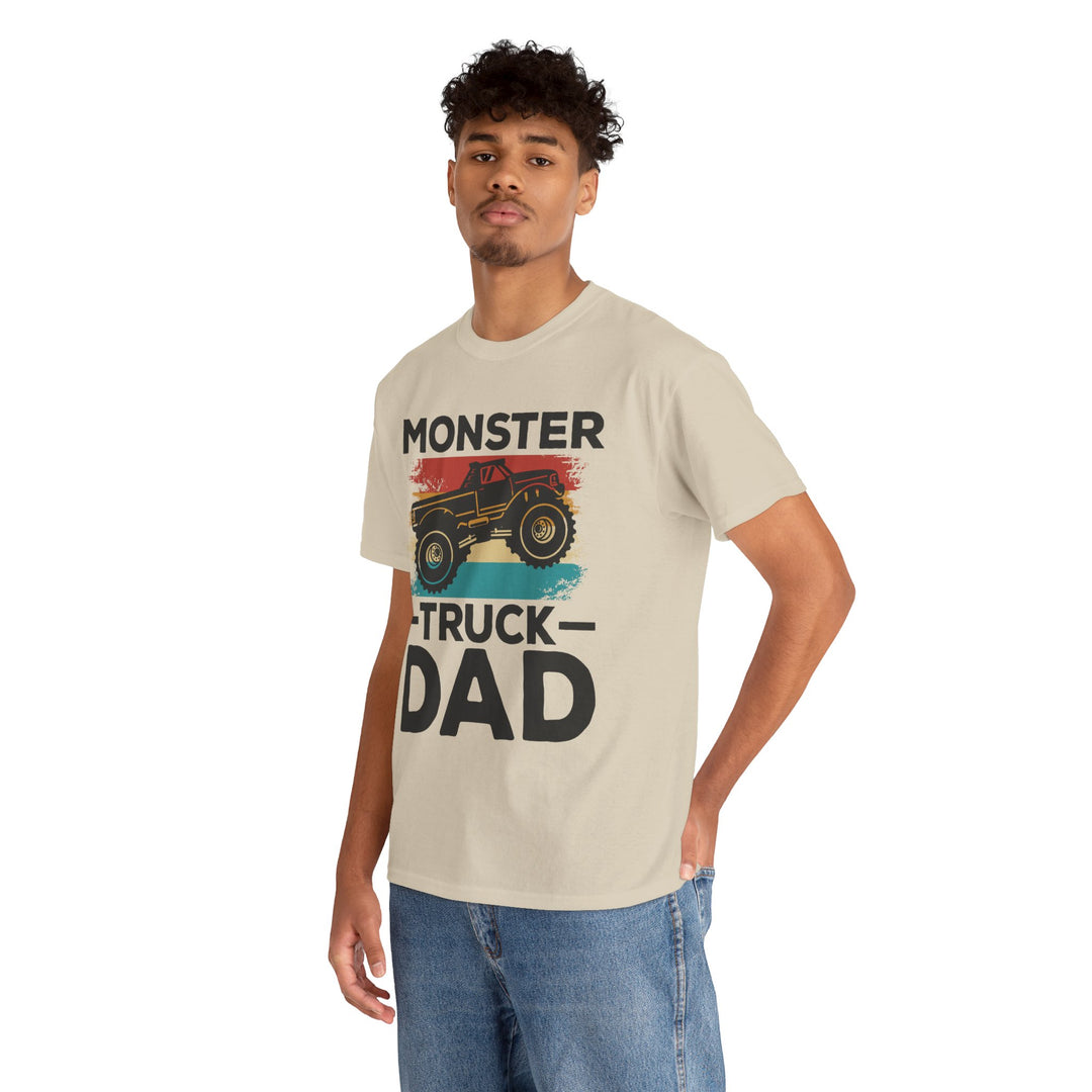 Dad's T-Shirt - Monster Truck Dad Design