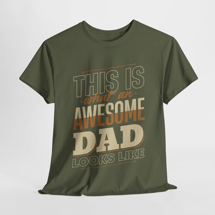 Dad's T-Shirt - This is What an Awesome Dad Looks Like Design