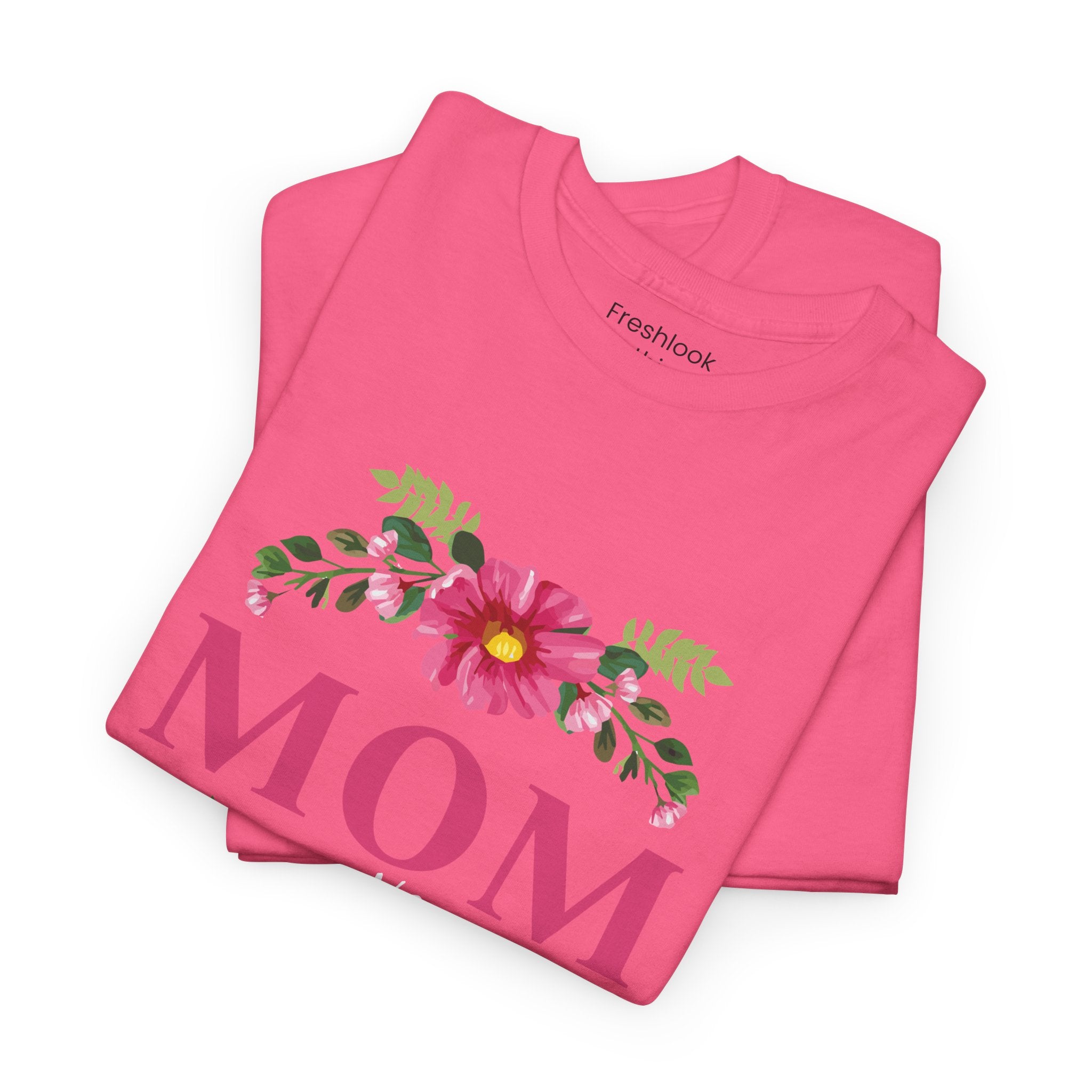 Mom T-Shirt – Mom You Are the Queen – Floral Design