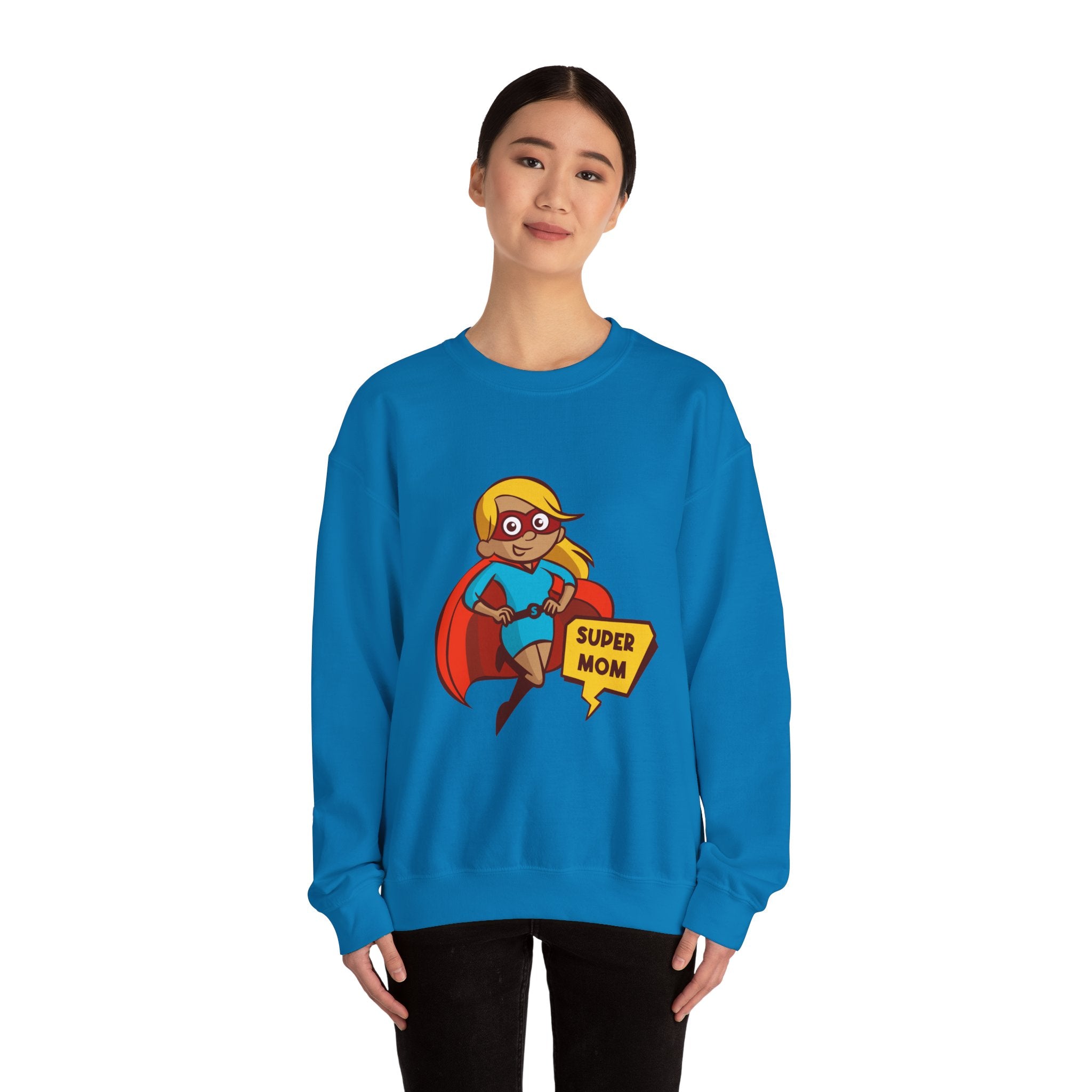 Mom Sweatshirt - Super Mom Design