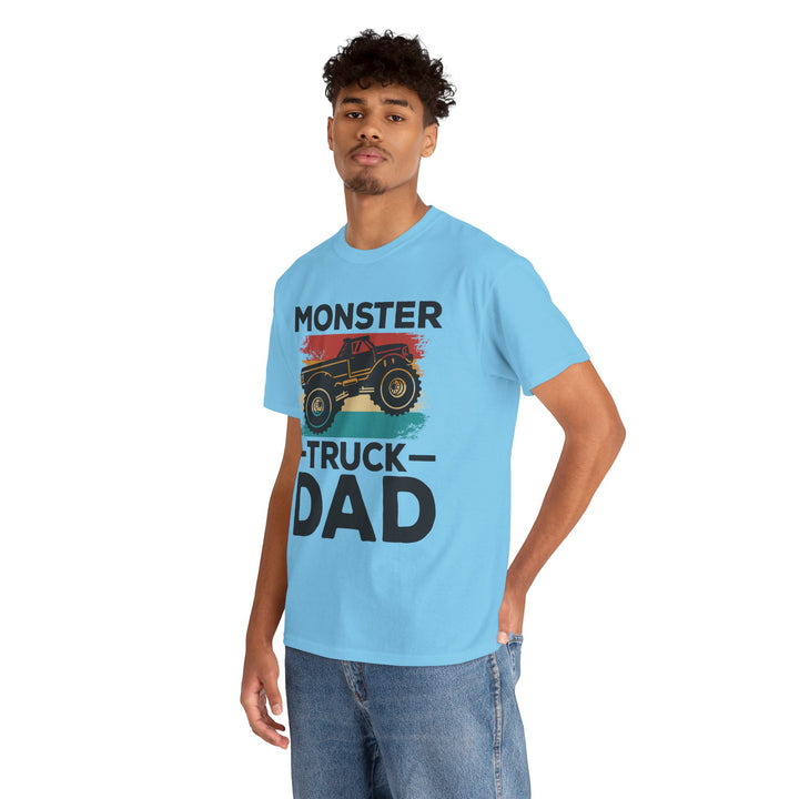 Dad's T-Shirt - Monster Truck Dad Design